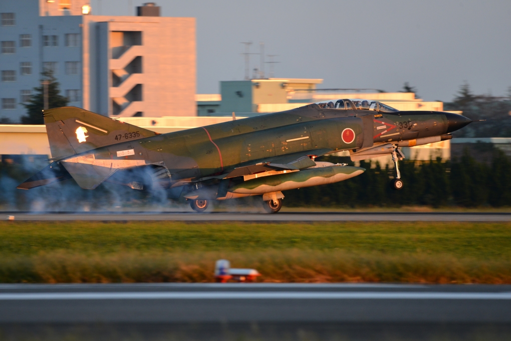 夕刻の帰投