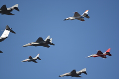 編隊飛行　航空ショー　②