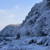 雪景色　川のある風景　②