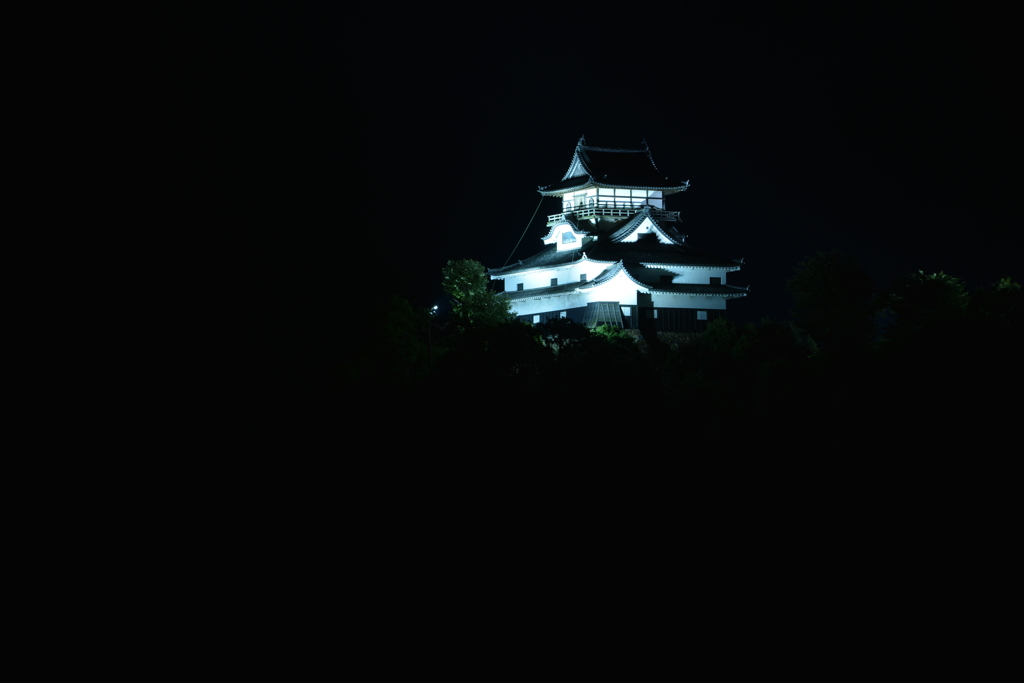 国宝犬山城　②　夜景