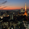 東京タワー夕景