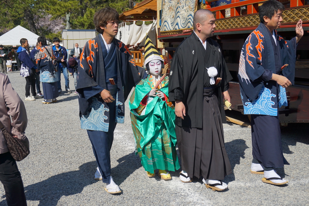 祭の朝（2014年長浜曳山祭）