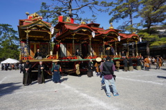 祭の朝（2014年長浜曳山祭）