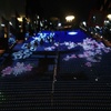 京都駅　大階段　イルミネーション　2014年　桜・春バージョン