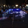 京都駅　大階段　イルミネーション　2014年　桜・春バージョン