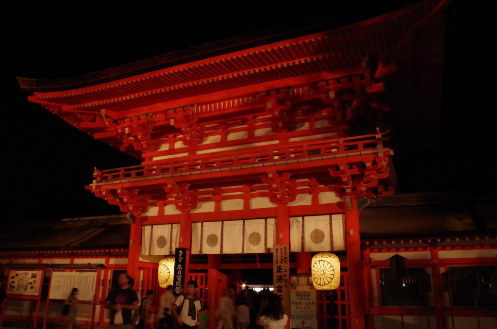 夜の下鴨神社