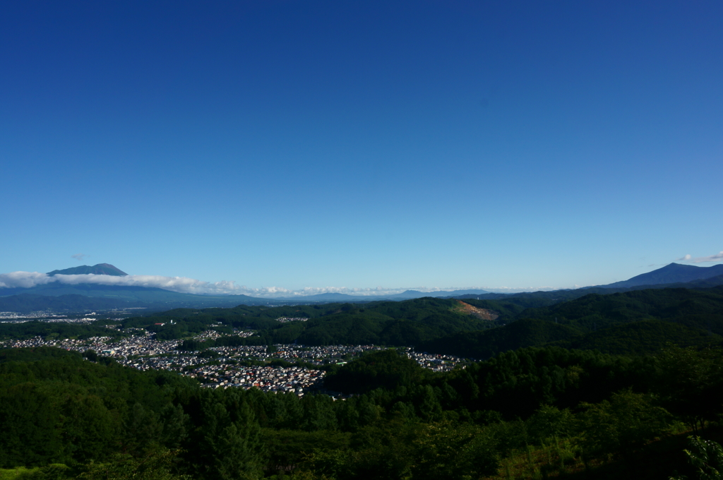 岩手山と姫神山