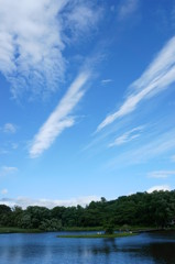 夏休みの空