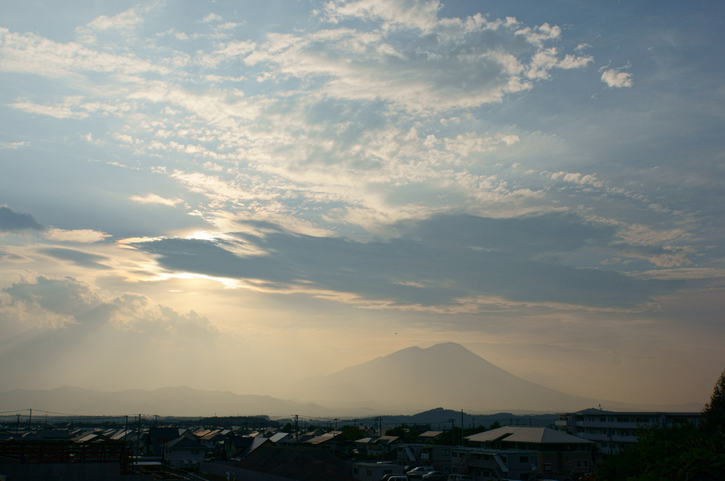 パステルな夕景