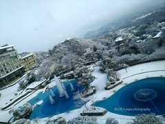 ☆温泉宿の朝景色