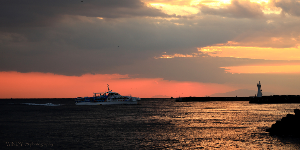 ☆夕暮れのジェノバ