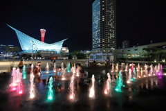 Fountain at night