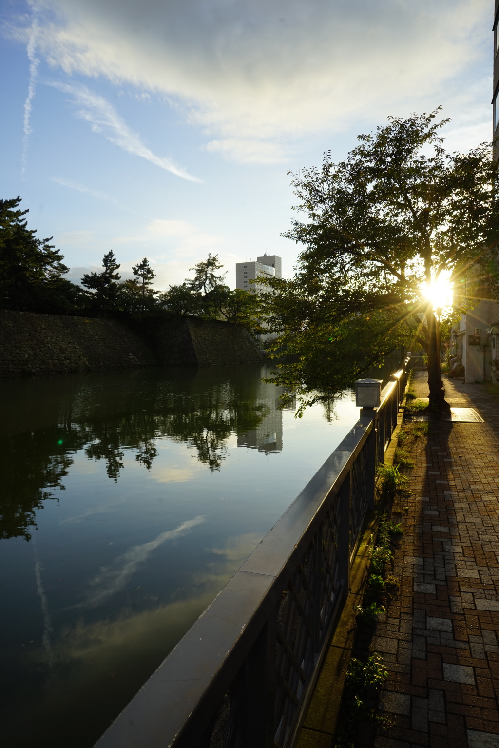 福井の夕景