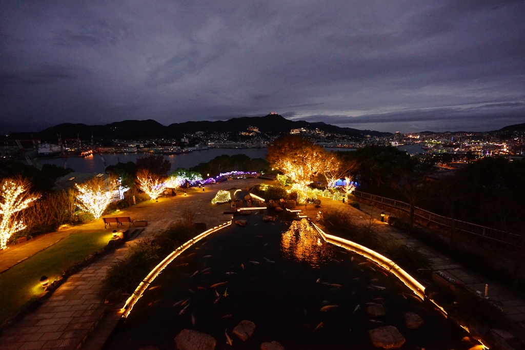 グラバー園の夜景