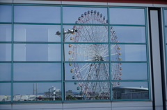 観覧車捕まえた。