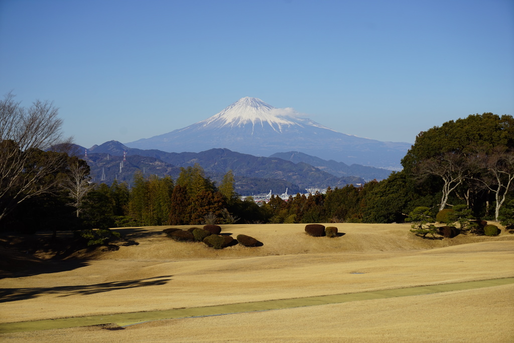 日本平ホテルからの富士山