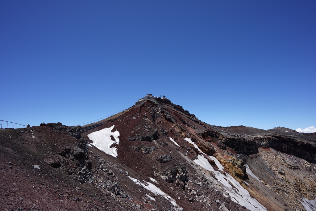 富士山の頂上剣ヶ峰
