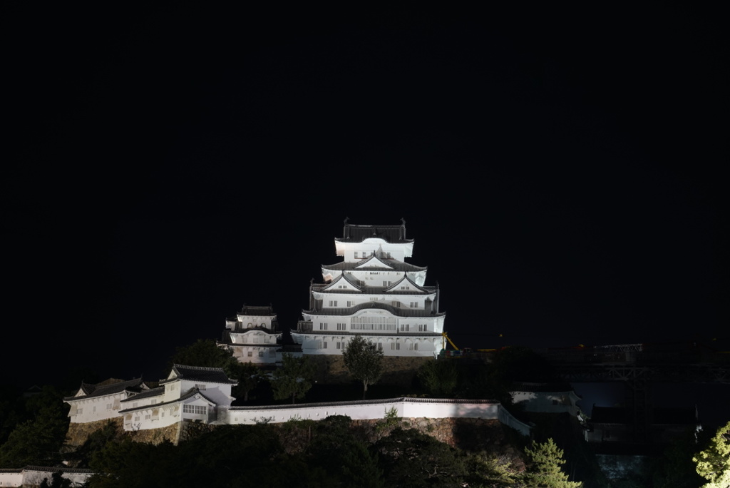 城の白い夜　姫路城編