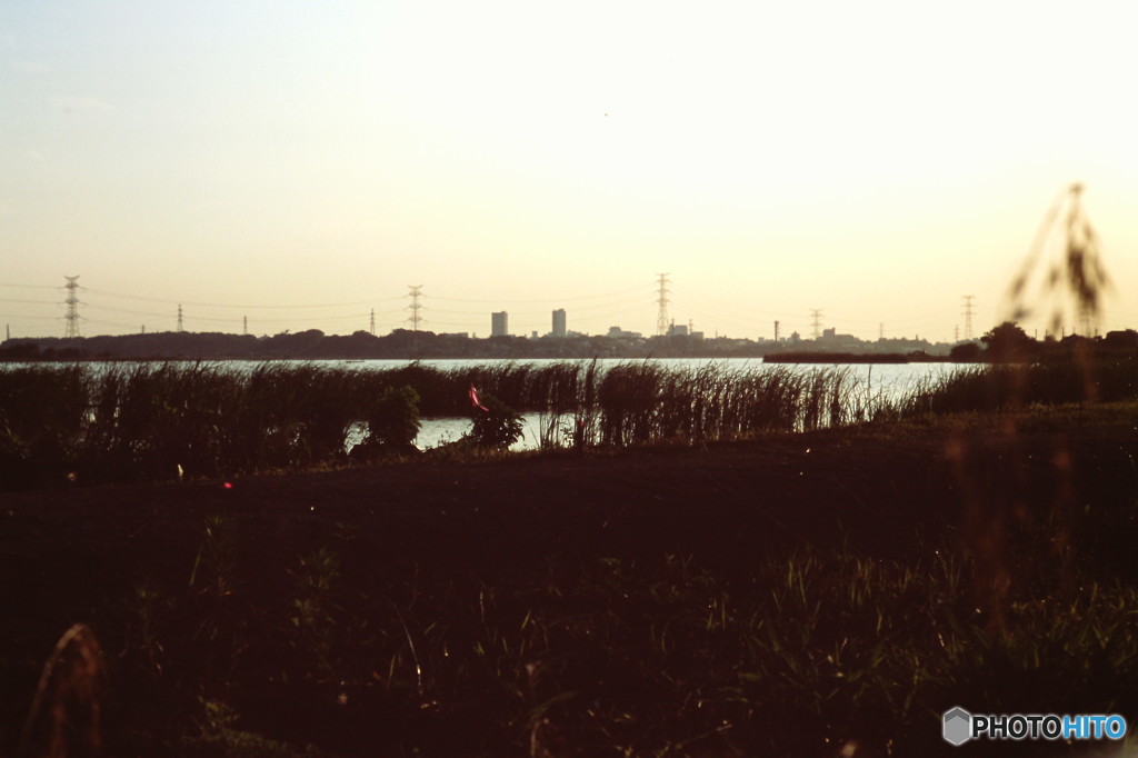 夕暮れ