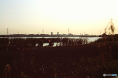 夕暮れ