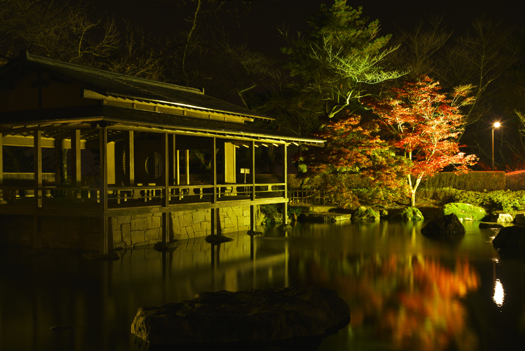 西山公園　上段の庭