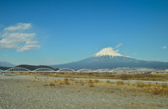 新幹線からの富士山