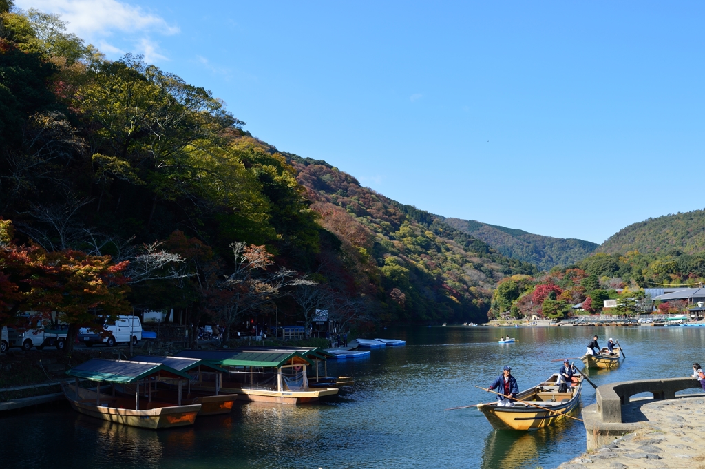 秋の嵐山は良いですねえ