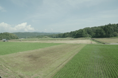 田園のある風景