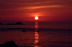 夕日１