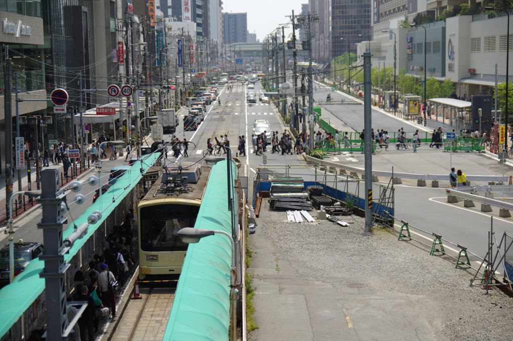 昔と今の天王寺