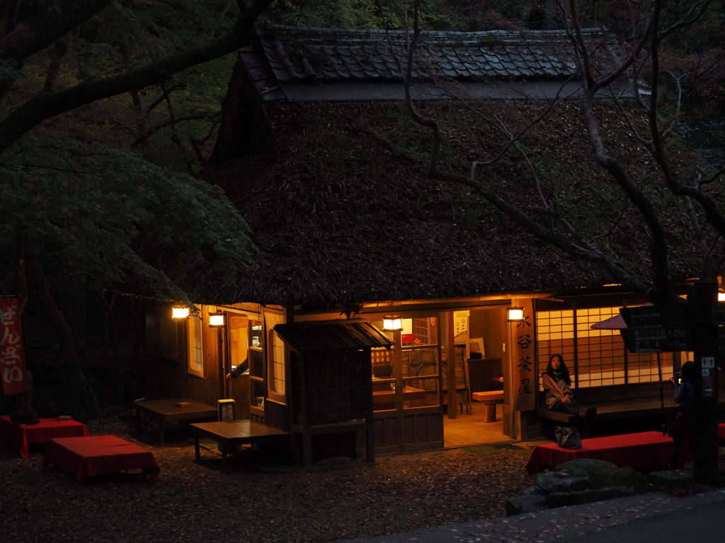 情緒あふれる茶屋