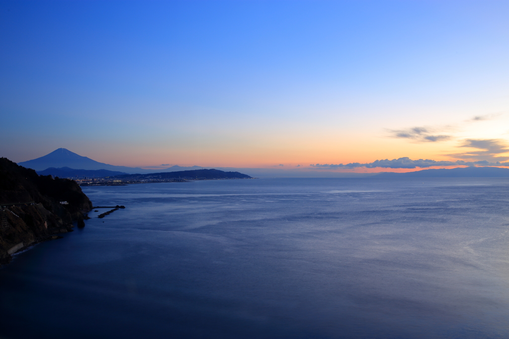 日の出時の眺め