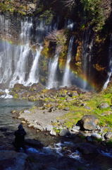 溢れる虹景