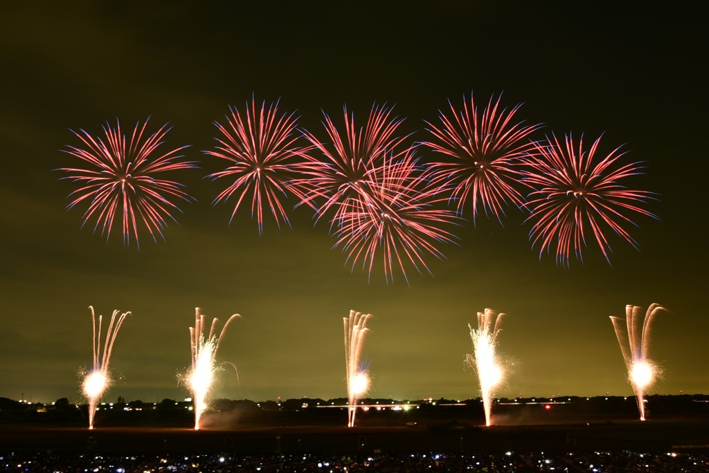 秋夜の花火２