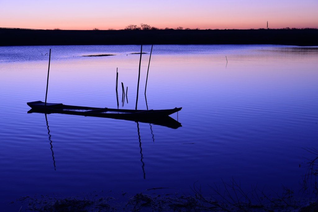 渡良瀬、冬の朝