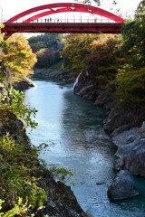 高津戸峡、晩秋