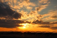夕雲が跳ぶ