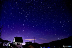 里の夜空