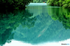 湖は青く