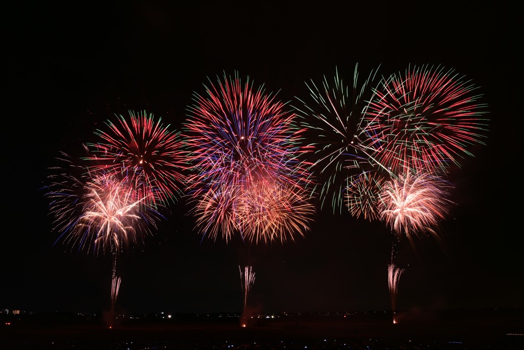 秋夜の花火４