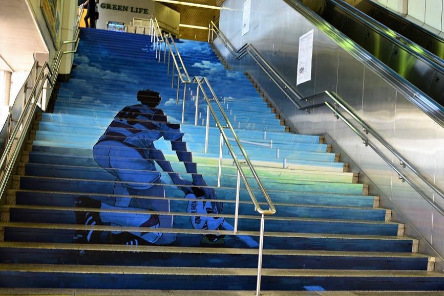 涼しい階段アート１