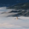 雲の海原で