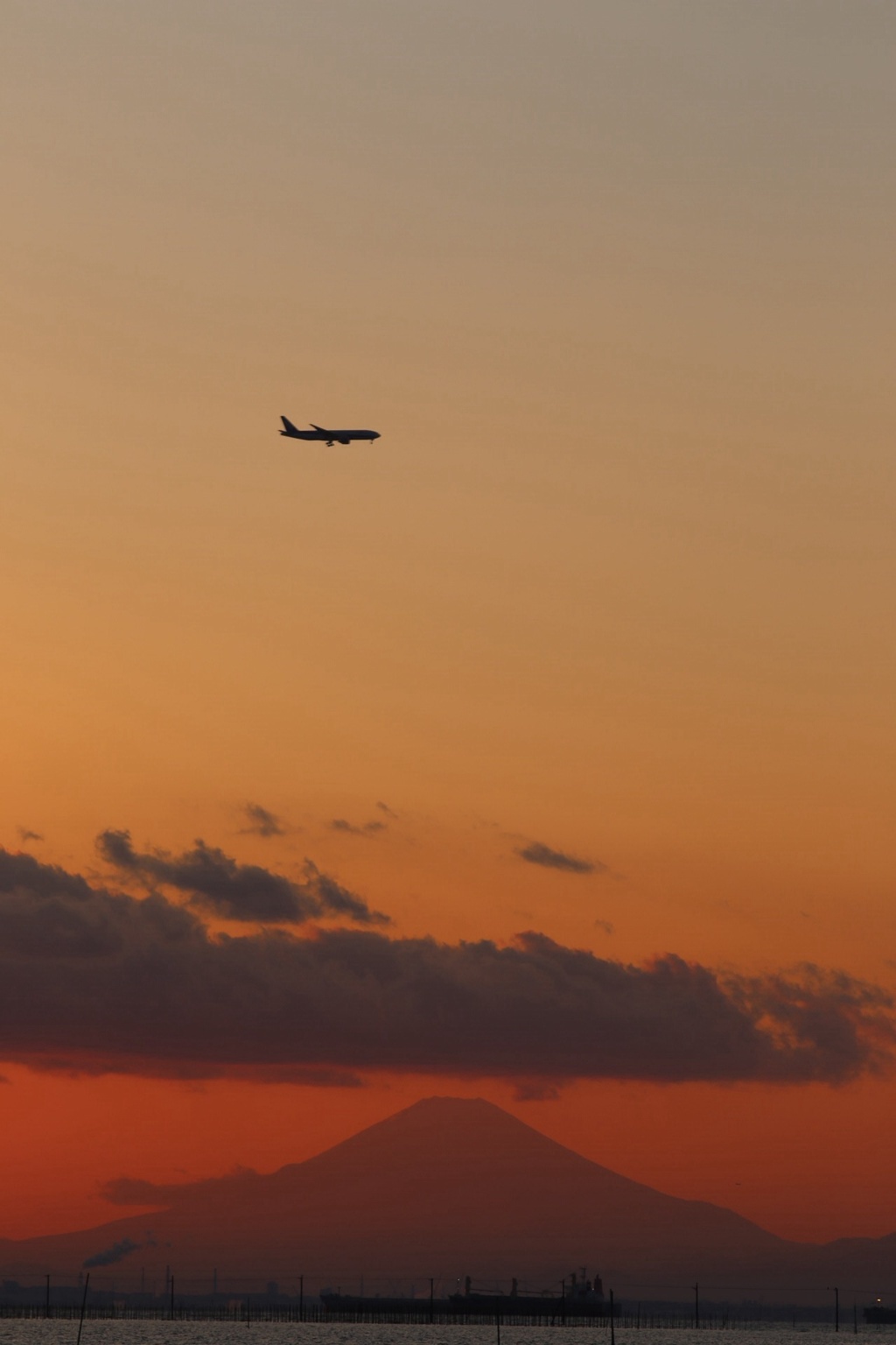木更津の夕暮れ時