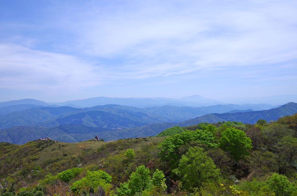 インディアン平原と伊吹山