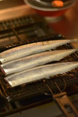 Grilled Pacific Saury 