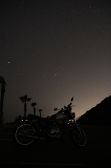 バイクとオリオン