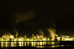 工場夜景