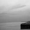 雨上がりの海