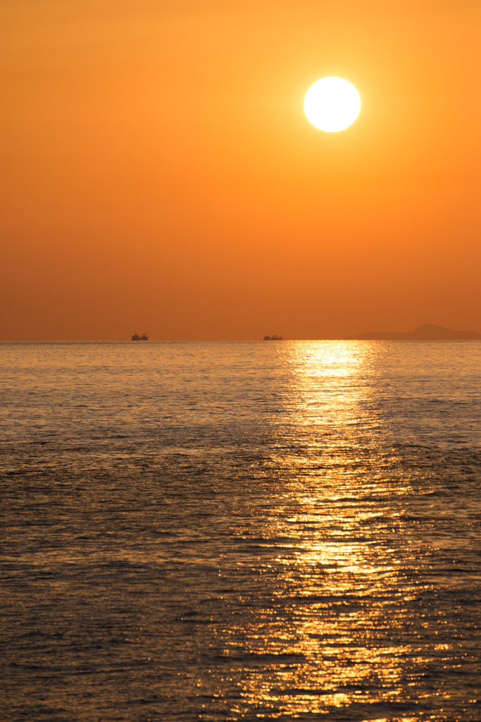 沈みゆく太陽