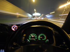 夜のドライブ